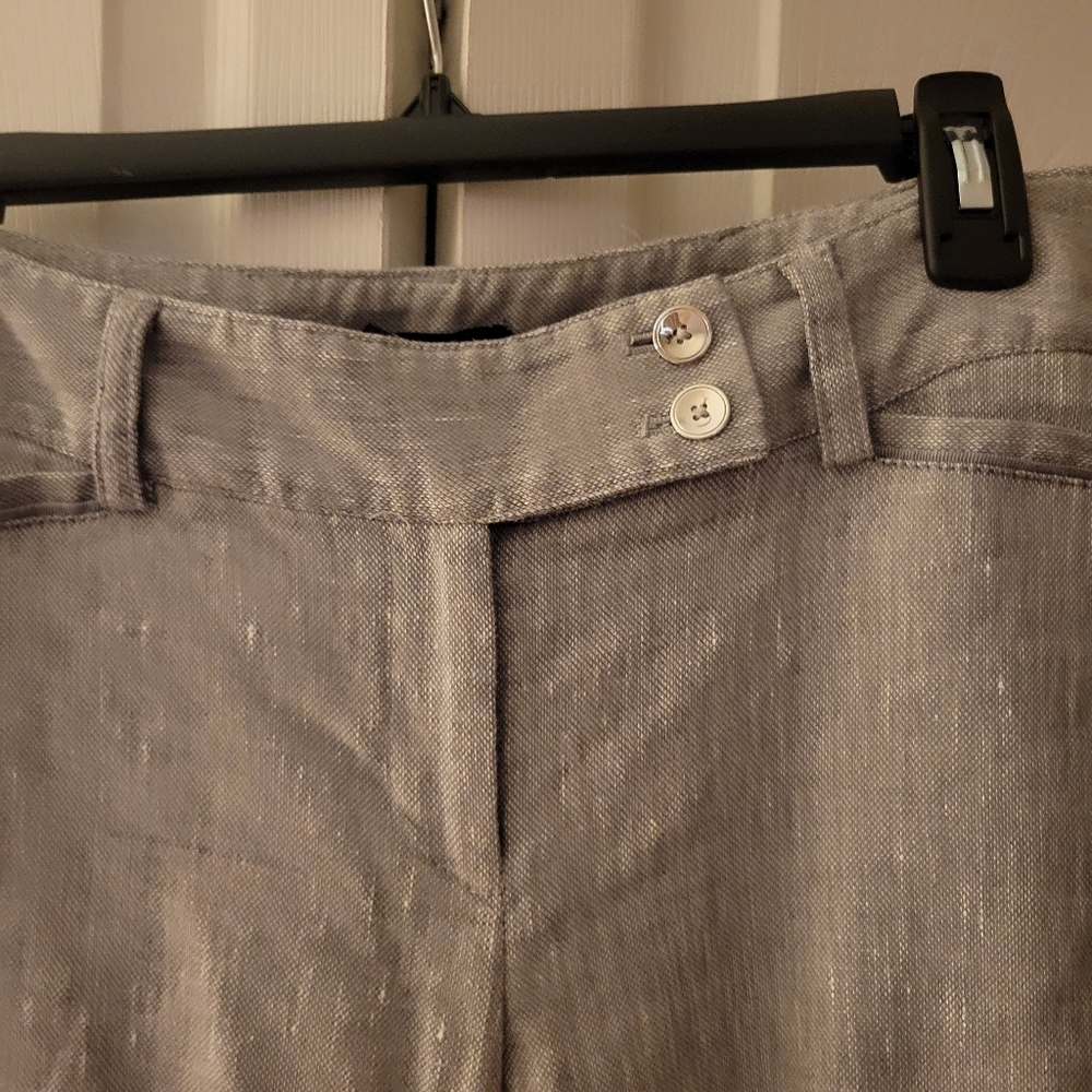 White House Black Market Gray and White Pants - Picture 2 of 5